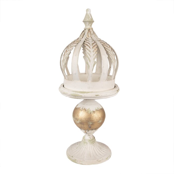 Clayre & Eef 5Y1212 Decoration Ornament Beige Gold Ø 22x53 cm