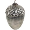 Clayre & Eef 6GL4540L Christmas tree bauble silver Ø 10x15 cm