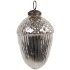 Clayre & Eef 6GL4540M Christmas tree baubles Ø 7x10 cm silver