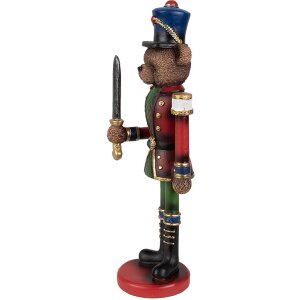 Clayre & Eef 6PR4334 Decoration Soldier Bear 7x6x20 cm