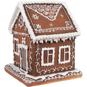 Clayre & Eef 6PR4346 LED decoration gingerbread house...