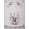 Clayre & Eef GTW42-1 Kitchen towel deer motif 50x70 cm