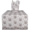 Clayre & Eef GTW64 Table runner deer pattern 50x140 cm