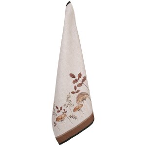 Clayre & Eef LFJ42-2 Kitchen Towel with Mushrooms...