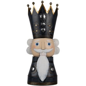 Clayre & Eef 5Y1250 Decoration Nutcracker Black...