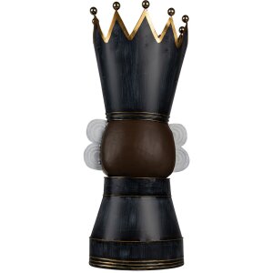 Clayre & Eef 5Y1250 Decoration Nutcracker Black 30x20x70 cm