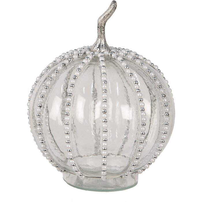 Clayre & Eef 6GL4544L Decoration pumpkin glass Ø 20x27 cm