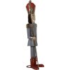 Clayre & Eef 6Y5608 Decoration Nutcracker Red Grey 12x9x36 cm