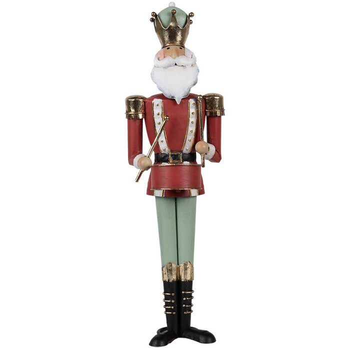 Clayre & Eef 6Y5609 Decoration Nutcracker 12x12x37 cm