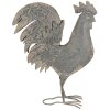 Clayre & Eef 6Y5612 Decoration Rooster Grey 34x14x42 cm