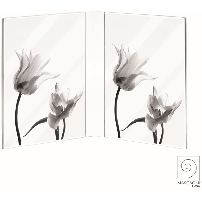 Mascagni A1153 Acrylic double frame portrait format for 2 photos 10x15 cm and 13x18 cm