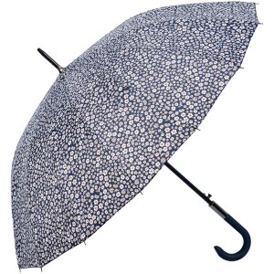 Juleeze JZUM0075BL Umbrella 60 cm blue floral pattern