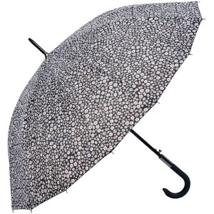 Juleeze JZUM0075Z Umbrella floral pattern black 60 cm