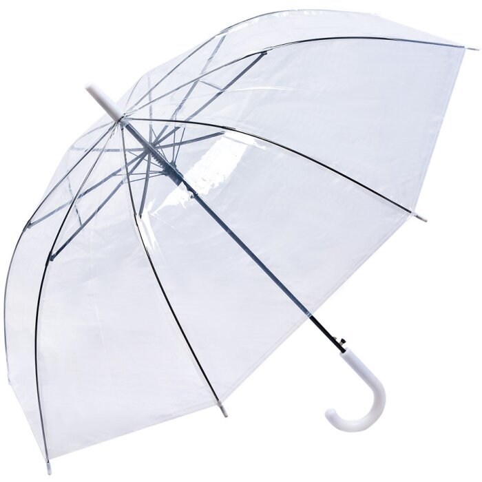 Juleeze JZUM0079W Umbrella 56 cm transparent white