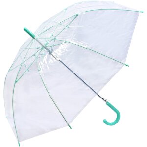 Juleeze JZUM0080GR Umbrella Transparent 58 cm green