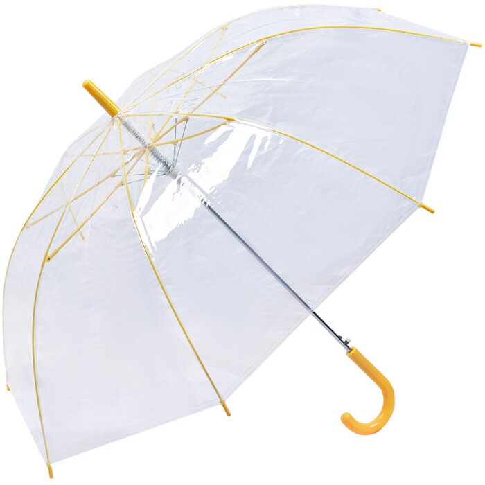 Juleeze JZUM0080Y Umbrella transparent yellow 58 cm