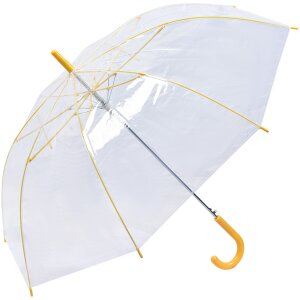 Juleeze JZUM0080Y Umbrella transparent yellow 58 cm