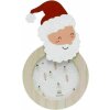 Deknudt S66FK1 Christmas decoration wooden Father Christmas nature