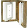 Deknudt S67UE1 Triple frame driftwood 2 photos combination white brown 10x15 cm