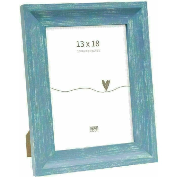 Deknudt S67UF6 Hand Painted Picture Frame Blue 13.0 x 18.0 cm