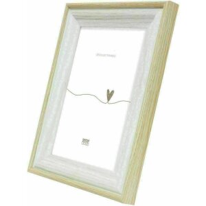 Deknudt S68VG1 picture frame white natural wood coloured edge 40x60 cm