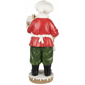 Clayre & Eef 5PR0124GG Decoration Father Christmas 26x20x59 cm