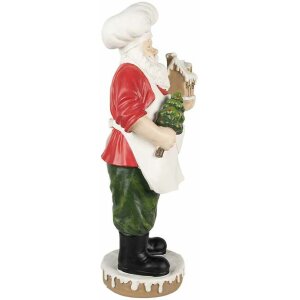 Clayre & Eef 5PR0124GG Decoration Father Christmas 26x20x59 cm