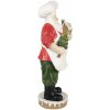 Clayre & Eef 5PR0124GG Decoration Father Christmas 26x20x59 cm