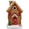 Clayre & Eef 6CE1770 Decoration gingerbread house 9x7x15 cm