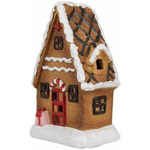 Clayre & Eef 6CE1771 Christmas decoration gingerbread house 10x7x15 cm