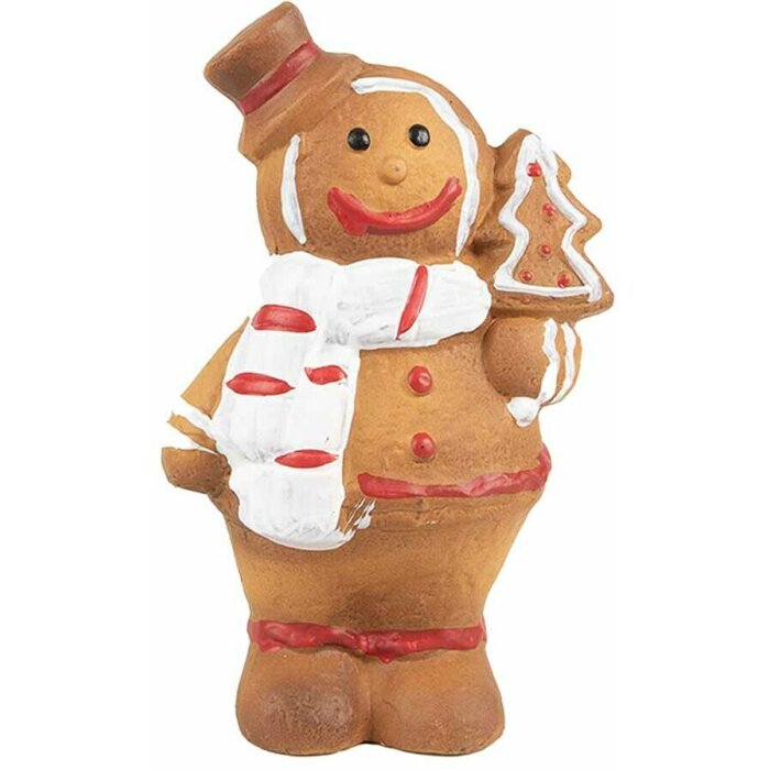 Clayre & Eef 6CE1774 Christmas decoration gingerbread man 9x6x15 cm