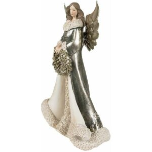 Clayre & Eef 6PR3958GG Angel decorative figure...