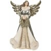 Clayre & Eef 6PR3958GG Angel decorative figure 15x10x24 cm