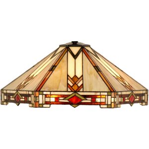 LumiLamp 5LL-5597 Lampshade Tiffany Ø 50x25 cm