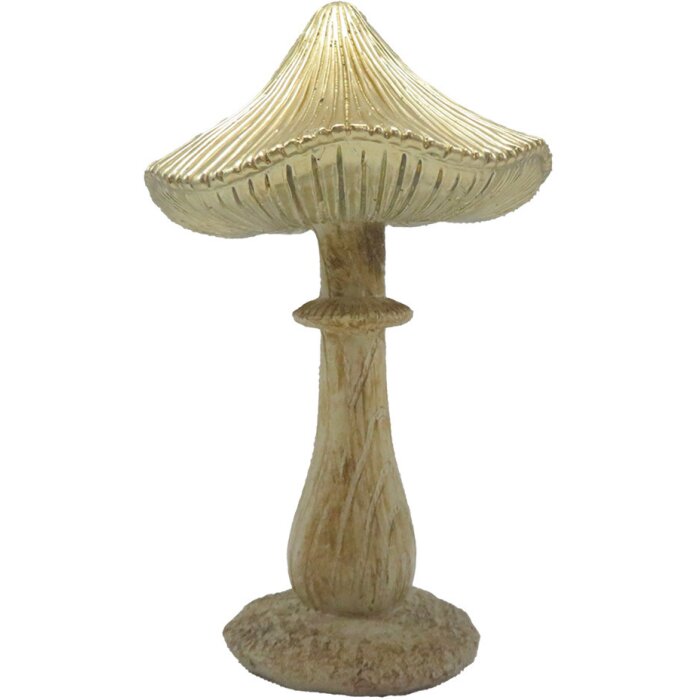 Clayre & Eef 6PR4157 Decoration Mushroom Brown 11x9x15 cm