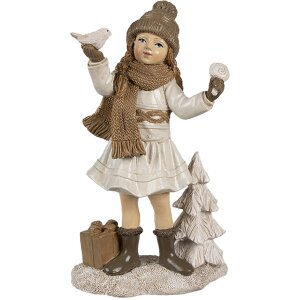 Clayre & Eef 6PR4162 Decoration Child with bird...