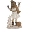 Clayre & Eef 6PR4162 Decoration Child with bird 9x6x16 cm