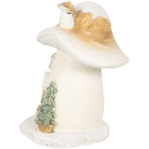 Clayre & Eef 6PR4186 Decoration Mushroom with Dwarfs LED 13x12x15 cm