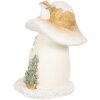 Clayre & Eef 6PR4186 Decoration Mushroom with Dwarfs LED 13x12x15 cm