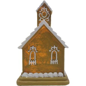 Clayre & Eef 6PR4192 LED decoration house 9x9x14 cm