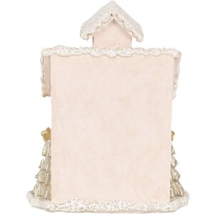 Clayre & Eef 6PR4229 Decoration House with Bears LED 15x10x18 cm