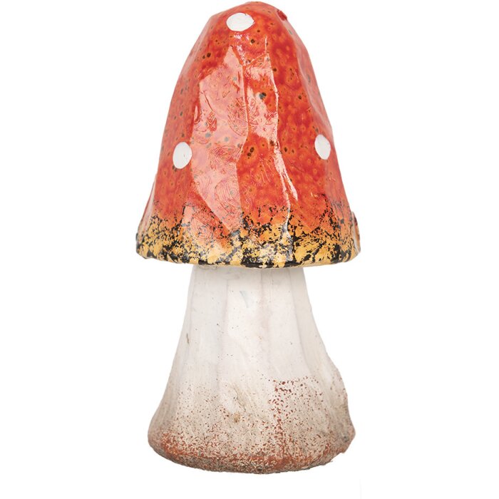 Clayre & Eef 6CE1750 Decoration Mushroom Ø 6x11 cm