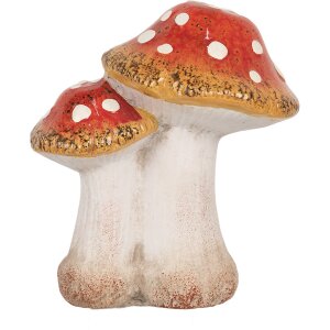 Clayre & Eef 6CE1751 Decoration Mushrooms 14x11x17 cm