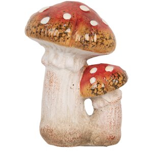 Clayre & Eef 6CE1752 Decoration Mushrooms 8x8x12 cm