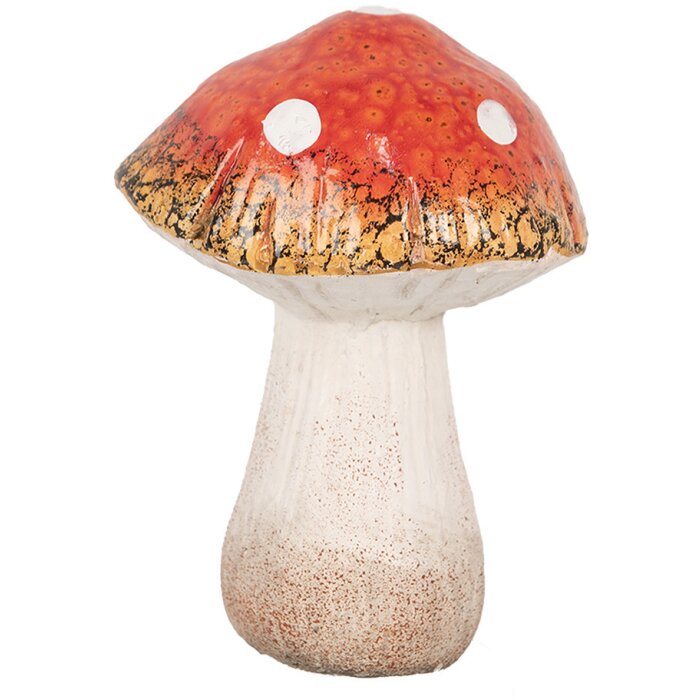 Clayre & Eef 6CE1754 Decoration Mushroom 9x8x12 cm