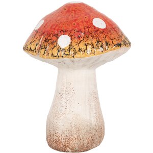 Clayre & Eef 6CE1754 Decoration Mushroom 9x8x12 cm