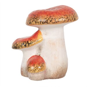 Clayre & Eef 6CE1756 Decoration Mushrooms 10x9x12 cm