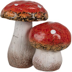 Clayre & Eef 6CE1758 Decoration Mushroom Ø 5x5 cm