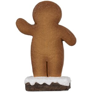 Clayre & Eef 6CE1769 Decoration gingerbread man 10x5x15 cm