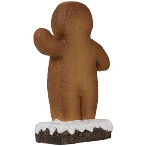 Clayre & Eef 6CE1769 Decoration gingerbread man 10x5x15 cm